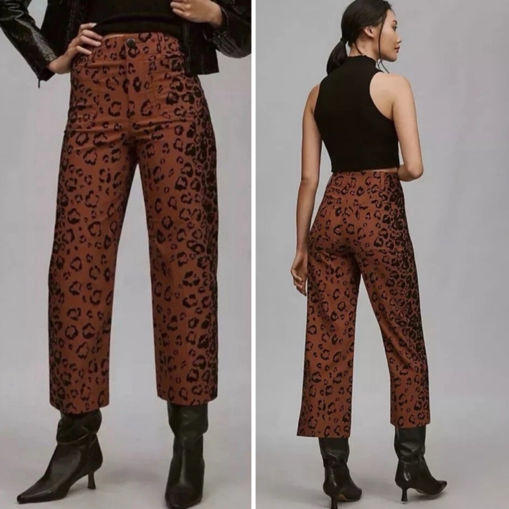 Maeve The Colette Leopard Crop Pants
Size 25 NEW!